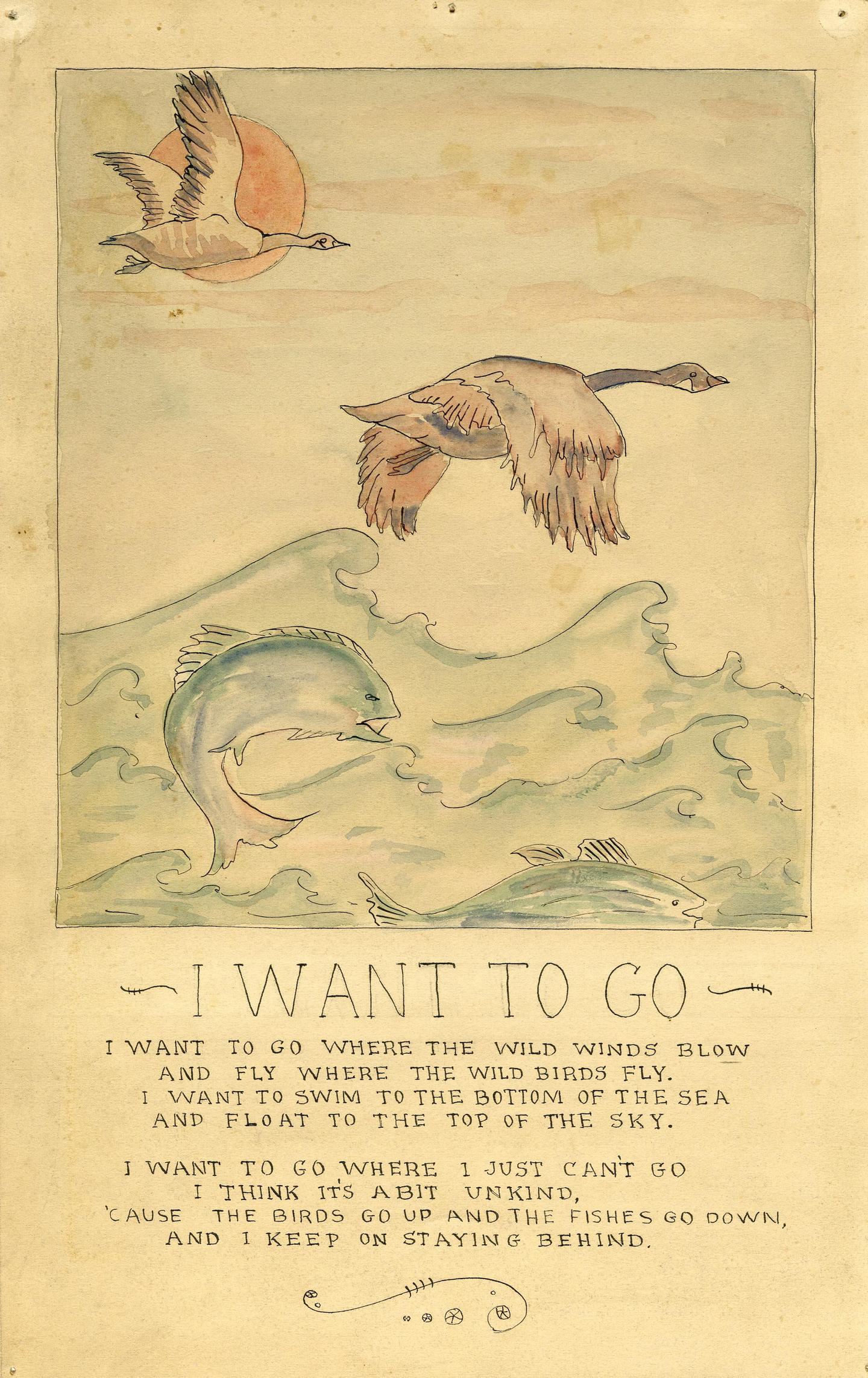 History CCAD Student Work Vivian Austin I Want To Go 1931