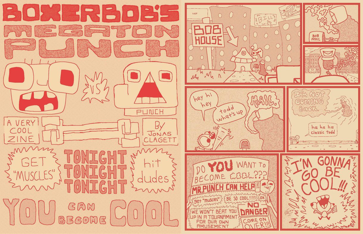 A comic created by Jonas Clagett, an undergraduate in Comics and Narrative Practice at CCAD.