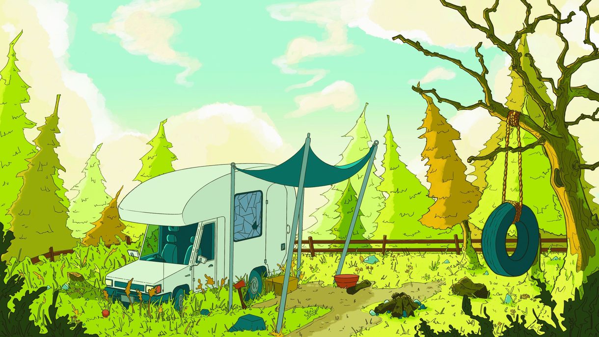 A digital illustration created by Alex Hawkins, an undergraduate in Illustration at CCAD.