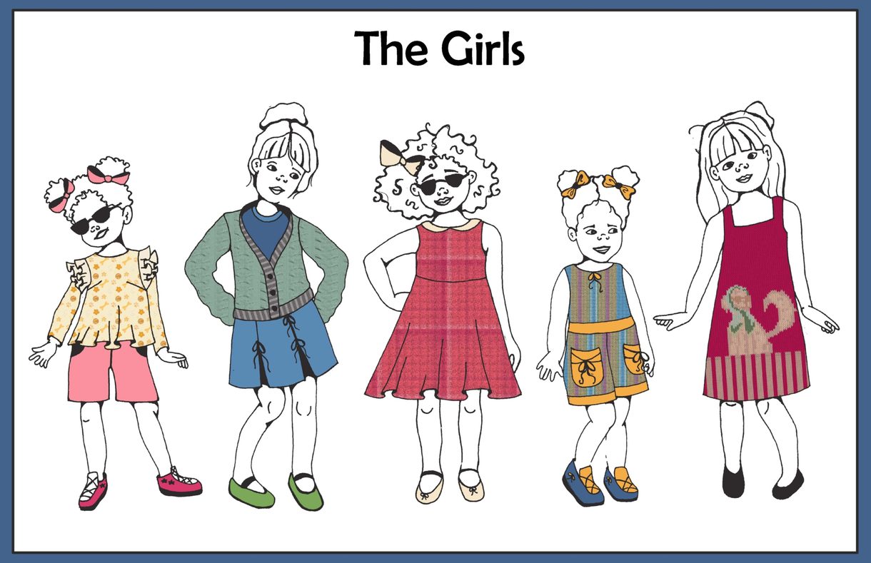 A collection for girls created by Maggie Aspell, an undergraduate in Fashion Design at CCAD.
