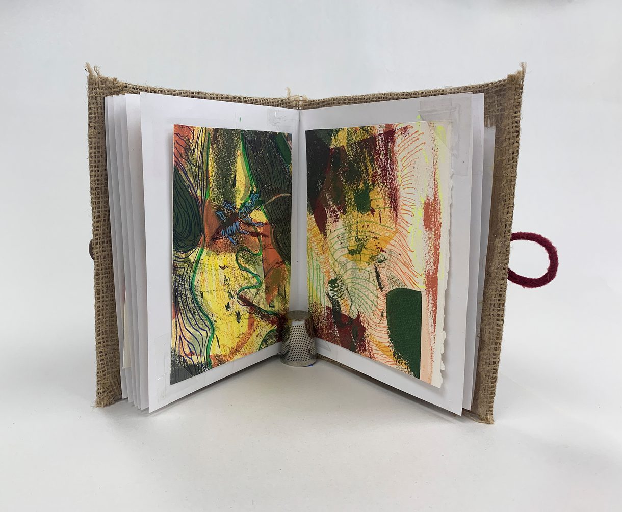 An artist book created by Baylor Cooper, an undergraduate in Fine Arts at CCAD.