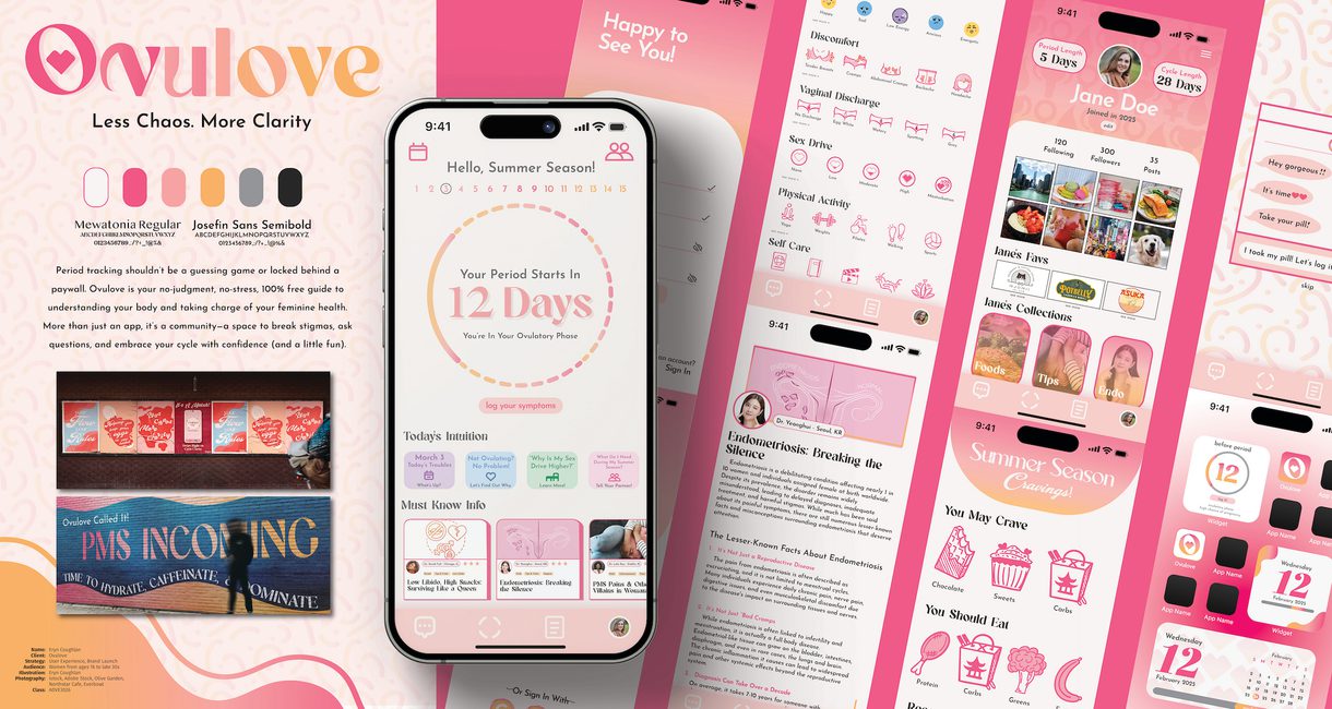 An app created by Eryn Coughlan, an undergraduate in Graphic Design at CCAD.