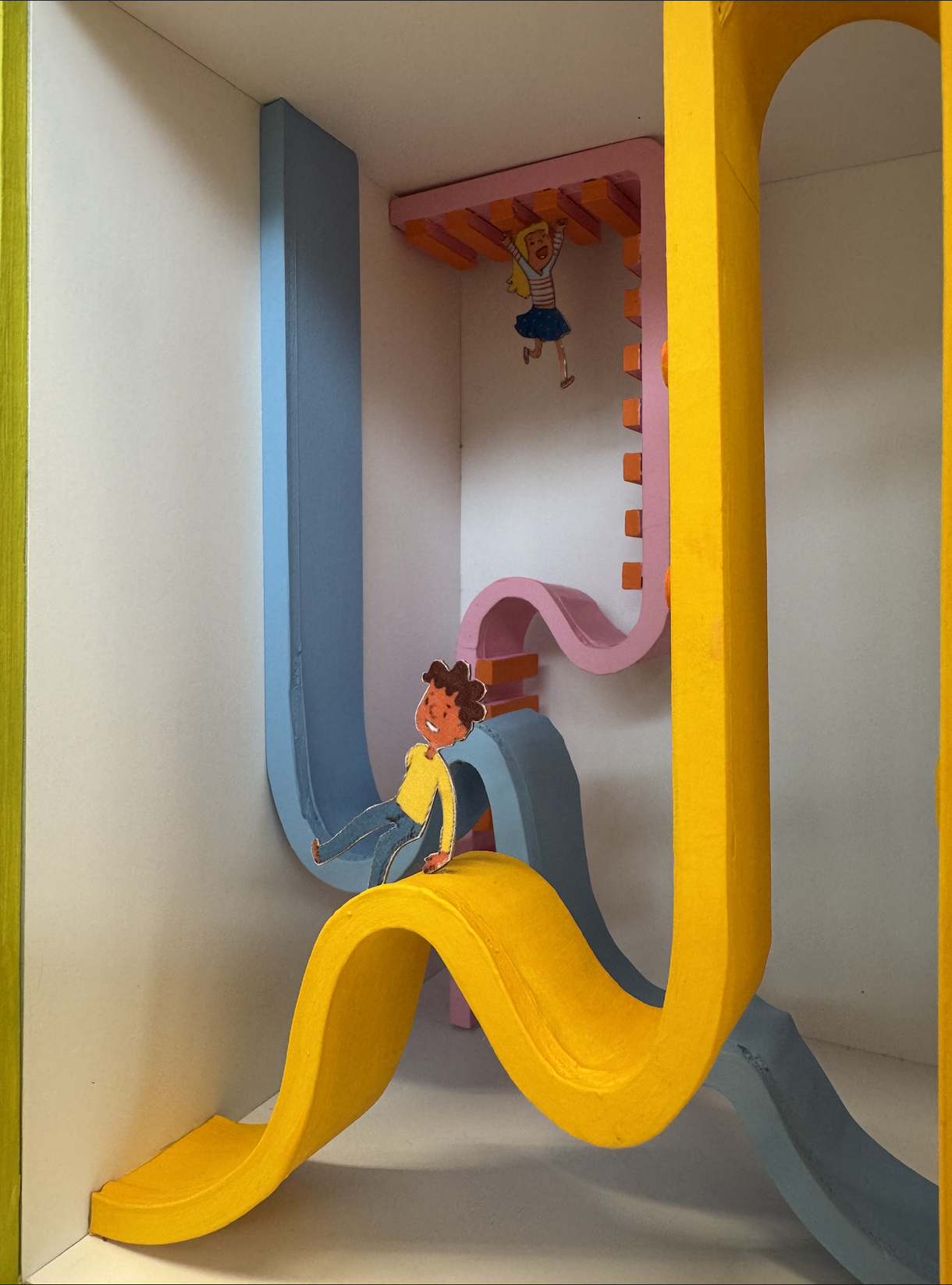A playspace model created by Ellie Knotts, an undergraduate in Interior Architecture and Design at CCAD.