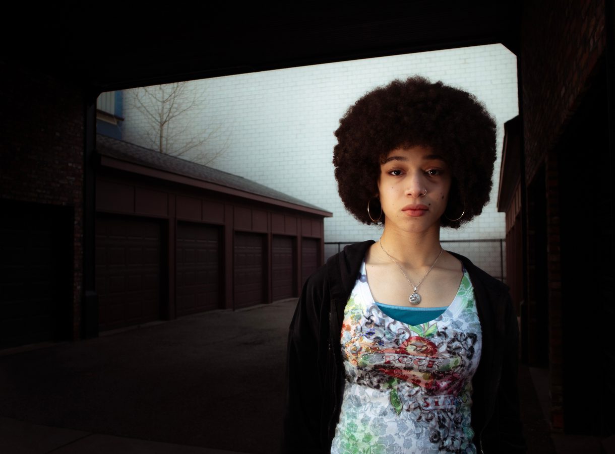 A portrait taken by Dennis Parker, an undergraduate in Illustration at CCAD.