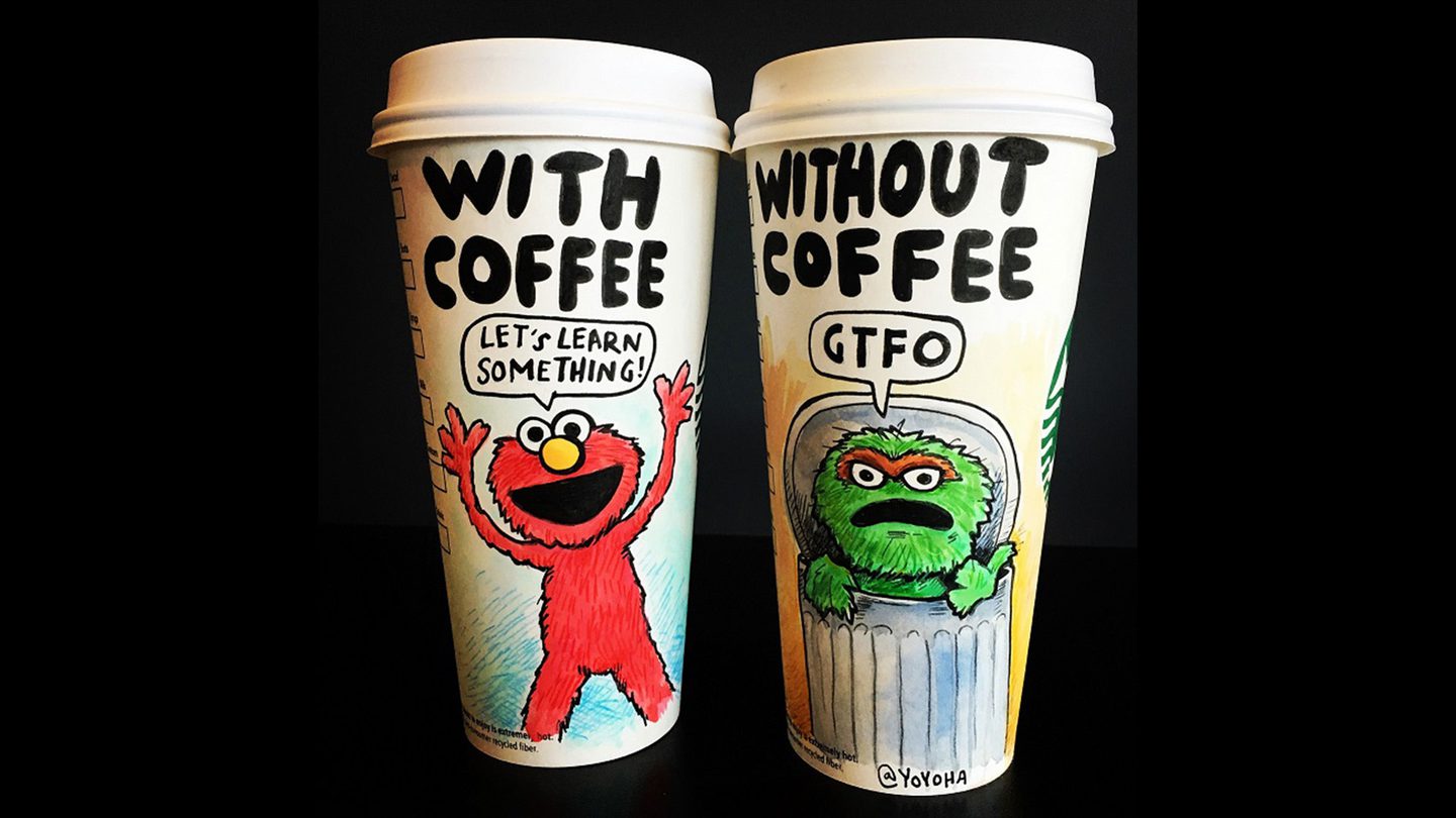 Coffee Cups Elmo
