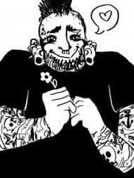 The Scary-Looking Dude with a Heart of Gold Illustration