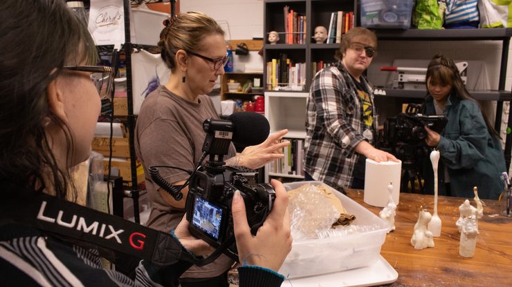 CCAD Students Working on Film