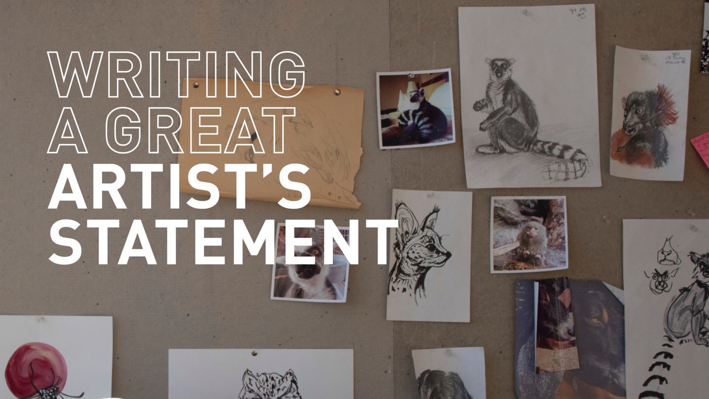 Writing Artist Statement Header