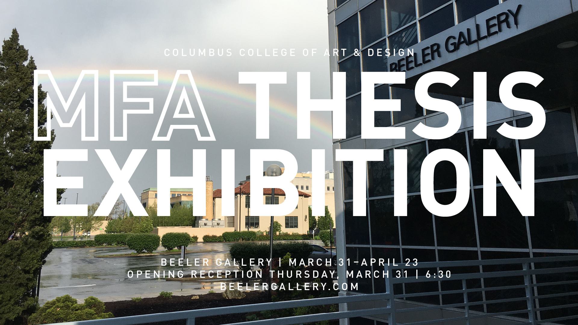MFA Thesis Exhibition