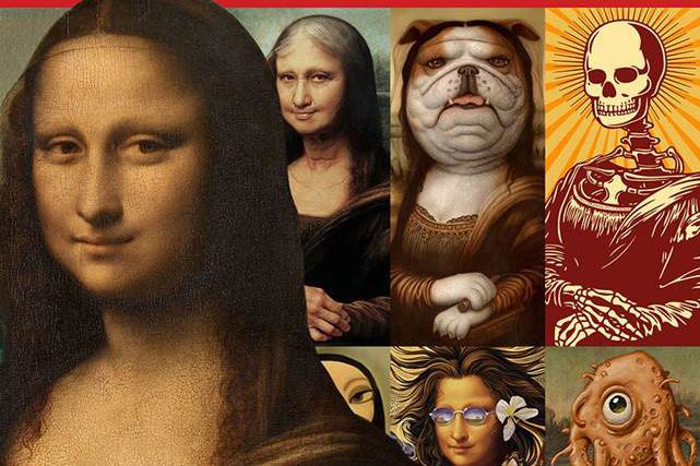 Cover of mona lisa reimagines