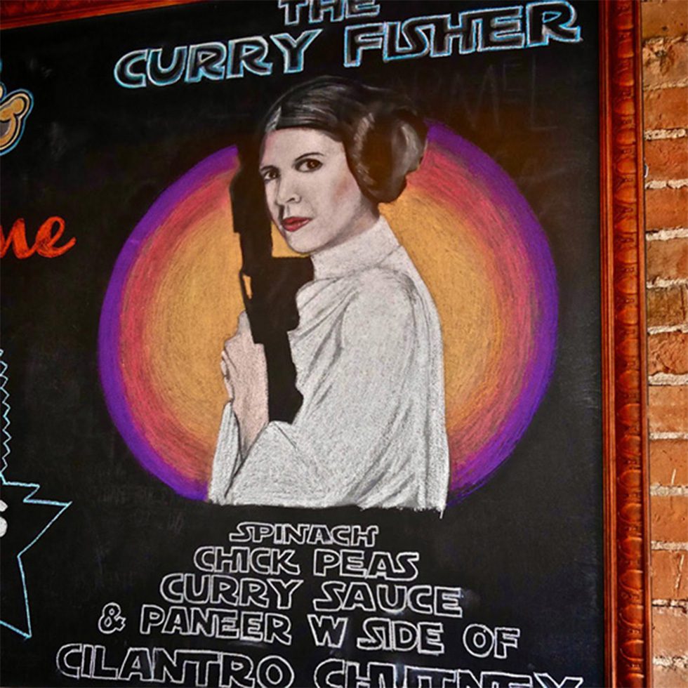 Portrait of Carrie Fisher