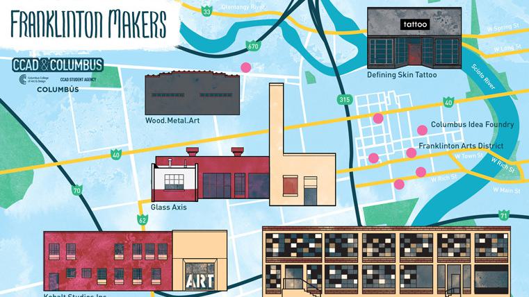 Franklinton map